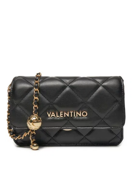 Valentino Bags torebka crossbody z imitacji skóry czarna