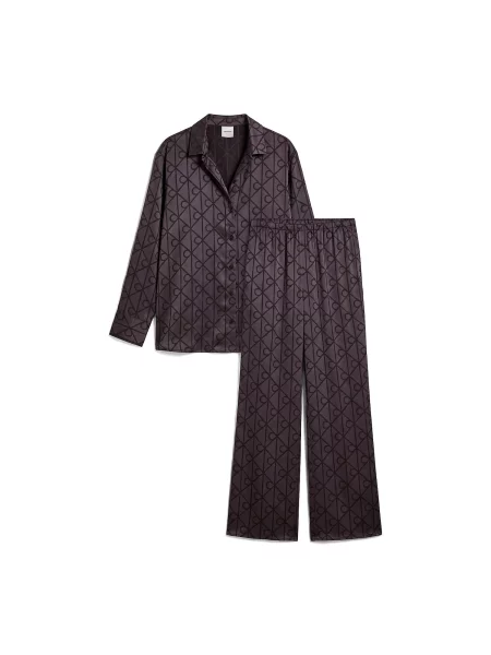Calvin Klein Underwear Pijama gri negru