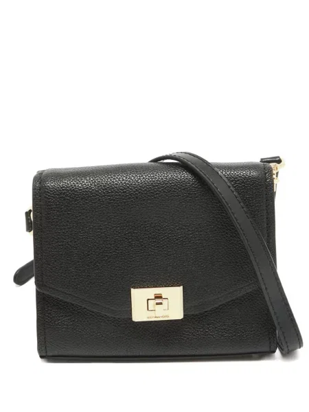 Geanta de piele Michael Kors din piele negru