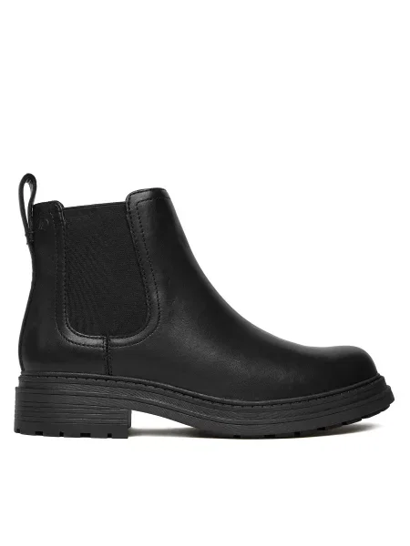 Kotníková obuv s elastickým prvkem Clarks Lane černá