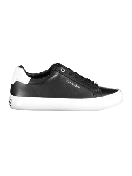 Trampki Calvin Klein skórzane czarne