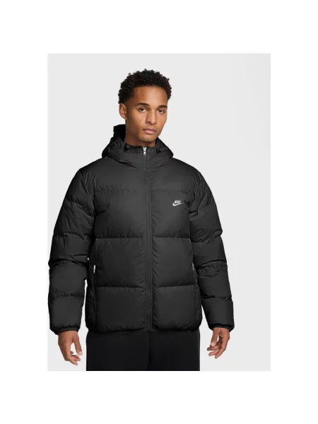 Kurtka z kapturem Nike Club Therma-FIT S czarny