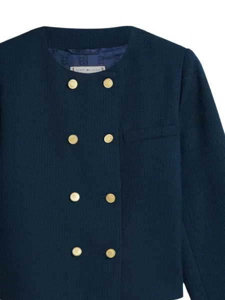Geacă Tommy Hilfiger albastru