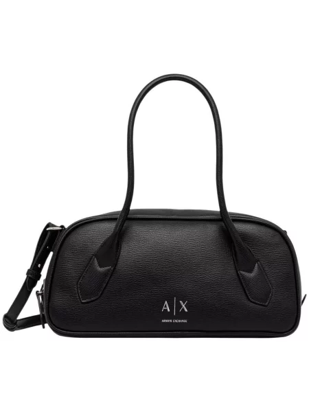 Crossbody kabelka Armani Exchange z ekologickej kože čierna