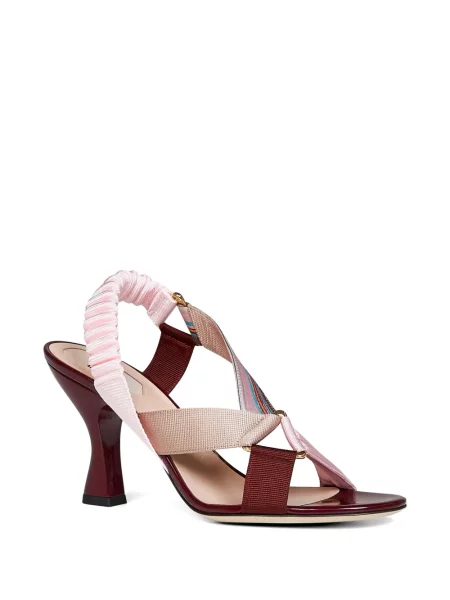 Sandale Fendi cu bretele roz