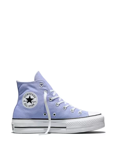 Decupat hanorac cu fermoar Converse clasic cu tepi albastru