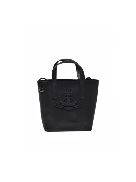 Shopperka Vivienne Westwood skórzana czarna