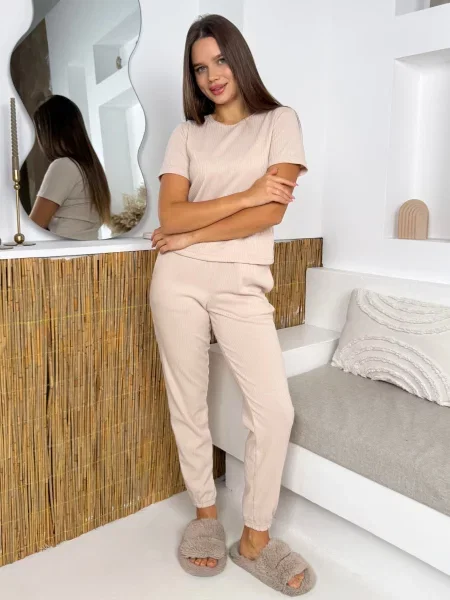 Пижама Uaclothes бежевая
