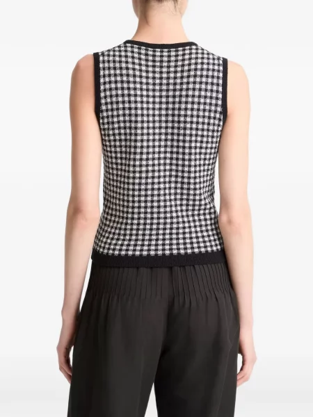 Top Vince tricotate negru