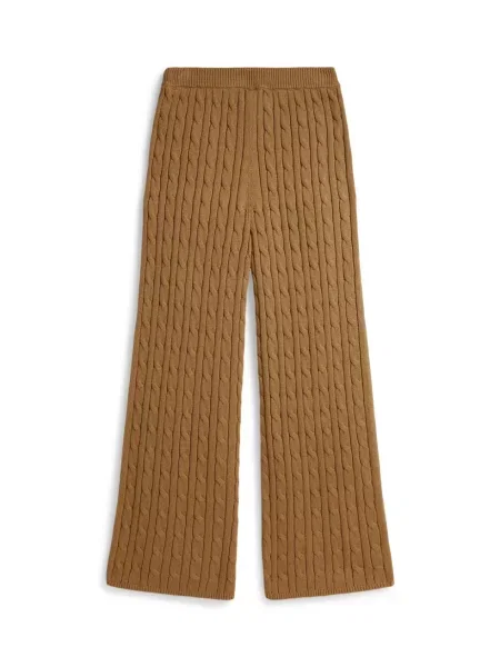 Spodnie dziecięce Polo Ralph Lauren brązowe