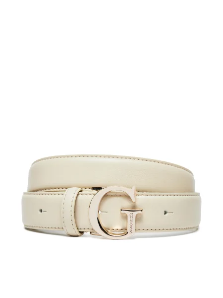 Кожен Guess дамски бежово