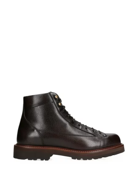 Botine Brunello Cucinelli din piele maro