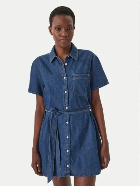 Tommy Jeans Дънкова рокля син