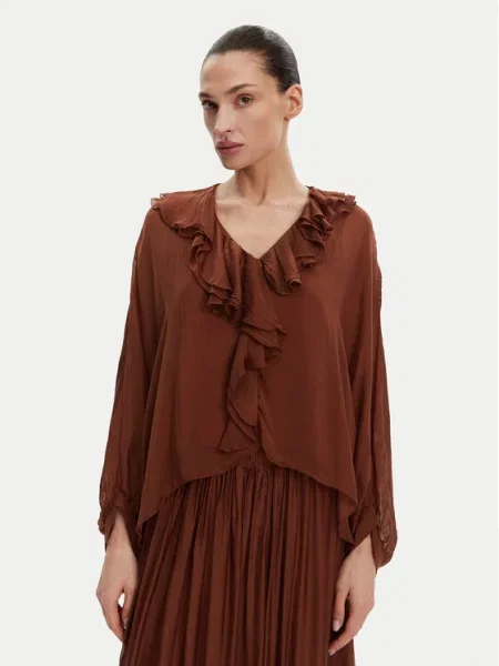 ViCOLO Blúz Oversize barna