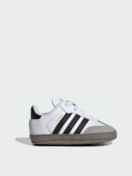 Шкіряні Дитячі Кросівки повсякденні adidas Samba білий