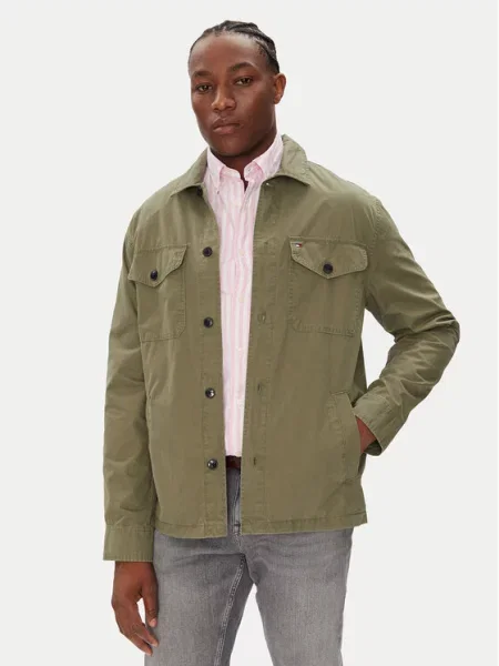 Kurtka przejściowa Tommy Hilfiger zielona