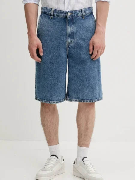 Won Hundred pantaloni scurți jeans albastru