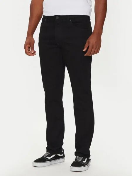 Wrangler Blugi Greensboro Straight Fit negru