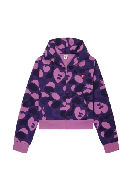 Hanorac cu glugă Apee™ By *a Bathing Ape® cu imagine cu model camuflaj violet