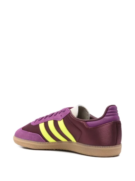Sneakerși Adidas Samba cu șireturi din dantelă violet