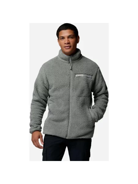 Polar Columbia Rugged Ridge High Pile Full Zip jasny S szary