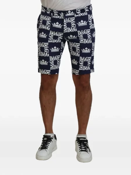 Pantaloni scurți Dolce & Gabbana cu imagine albastru