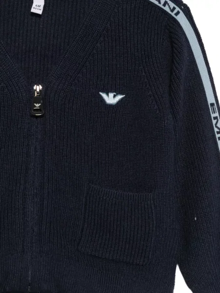 Kardigan dziecięcy Emporio Armani niebieski