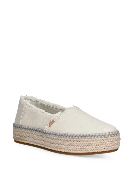 Espadrile Toms cu platformă alb