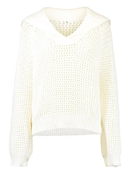 Pulover Brunello Cucinelli alb