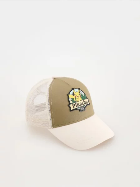 Reserved BABIES` PEAKED CAP albastru-verzui albastru
