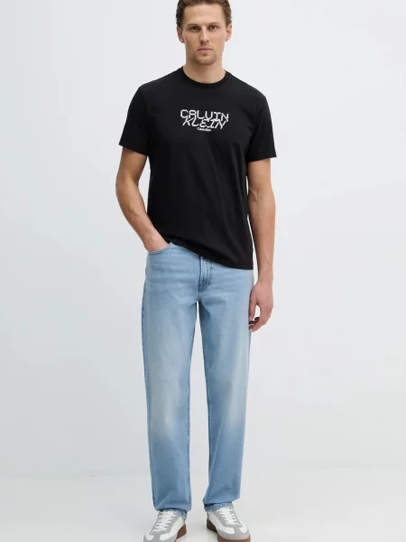 Calvin Klein Jeans jeansy niebieskie