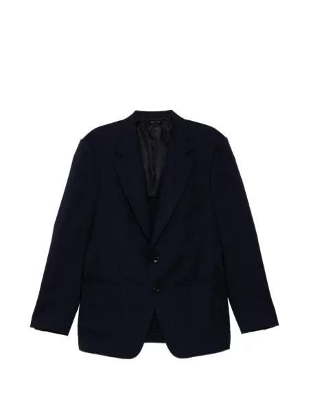 Geacă Tom Ford cu un singur rând de nasturi albastru