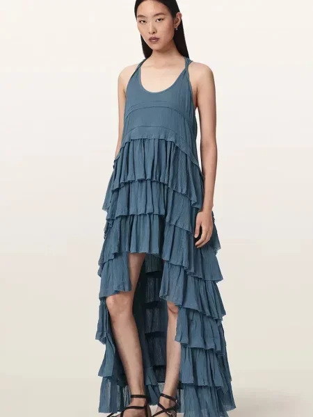AllSaints rochie din CAVARLY albastru