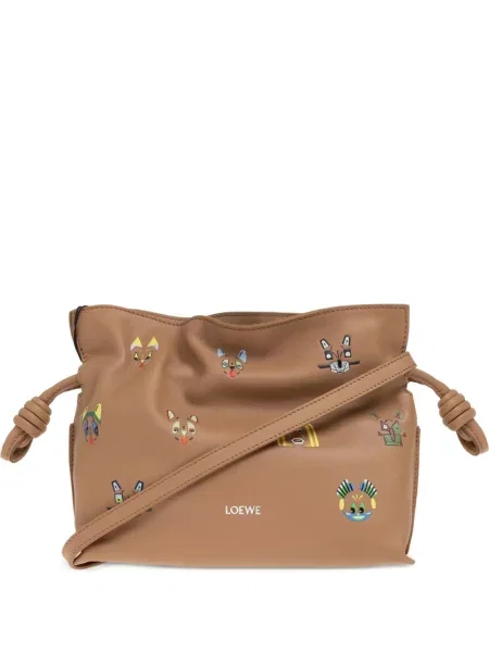 Torbica Loewe s printom smeđa