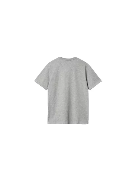 Carhartt WIP S/S Pocket T-Shirt Grey Heather Mężczyźni Koszulki Carhartt WIP Size: XL szary