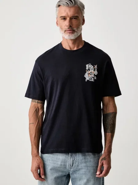 Guess T-shirt granatowa