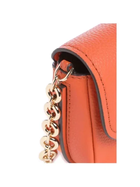 Body Michael Kors skórzany pomarańczowy