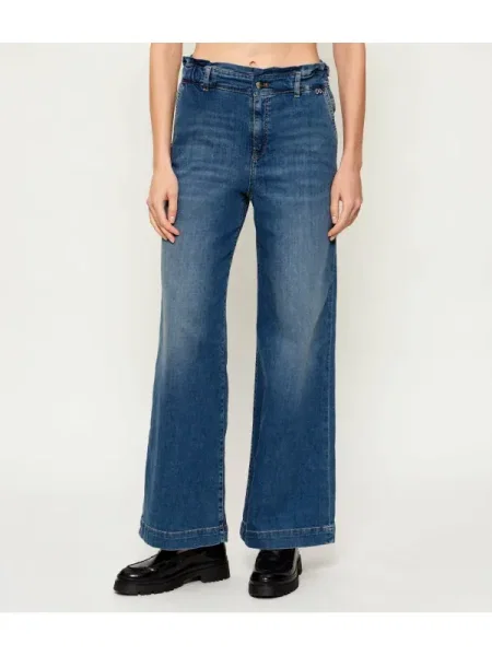 Marc Cain Blugi WAUKE | Relaxed fit | high waist albastru