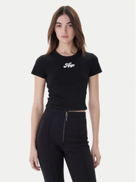 HUGO t-shirt czarny