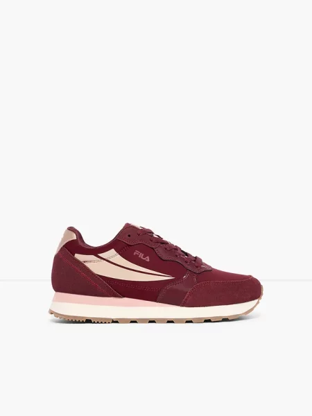 Sneakersy Fila z siateczkową wstawką czerwone