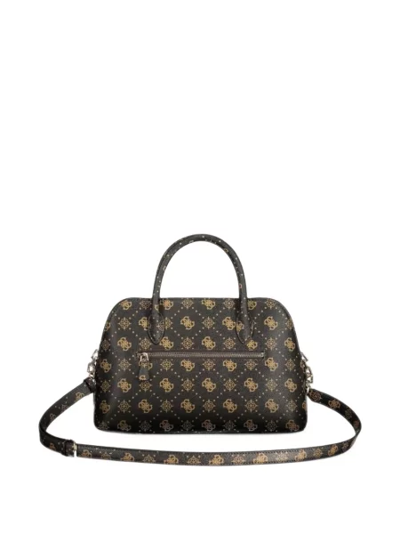 Geantă shopper Guess cu imagine maro