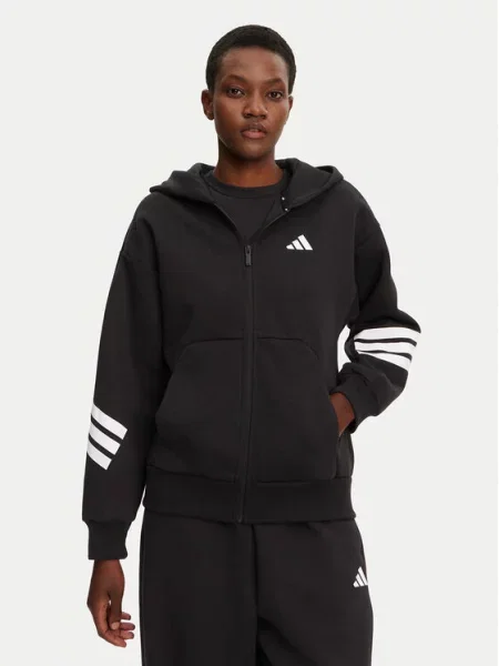 ADIDAS SPORTSWEAR Sportovní mikina Future Icons černá bílá