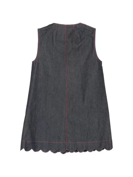 Rochie mini Stella Nova cu două rânduri de nasturi albastru