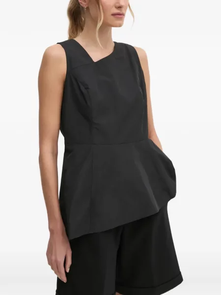 Bluză Dkny asimetrică negru