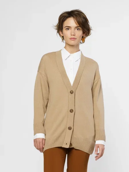 Вовняний Кардиган Arber бежевий