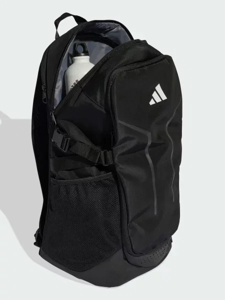 Повседневный переработанный рюкзак Adidas черный