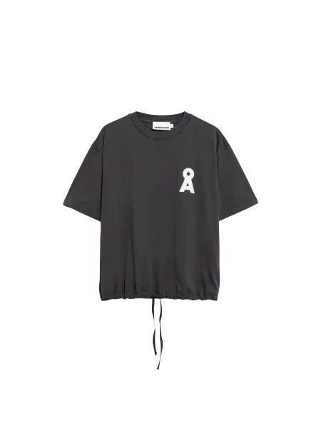 ARMEDANGELS Tricou DRAWSTRING închis gri