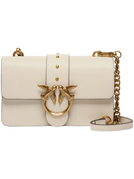 Geanta crossbody Pinko din piele bej