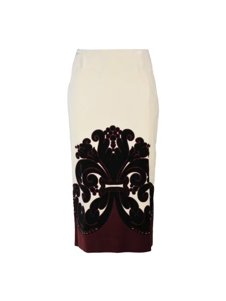 Spódnica midi La Doublej do kolan beżowa