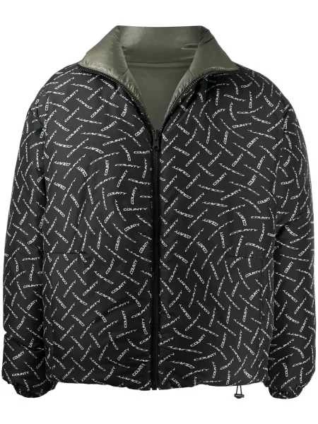 Geacă Marcelo Burlon County Of Milan cu imagine negru
